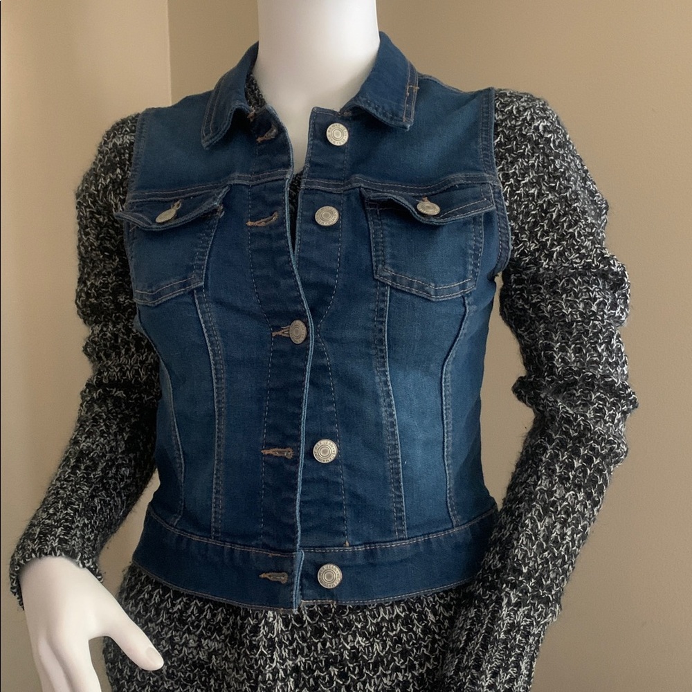 Wax Jean Dark Blue Slim vest